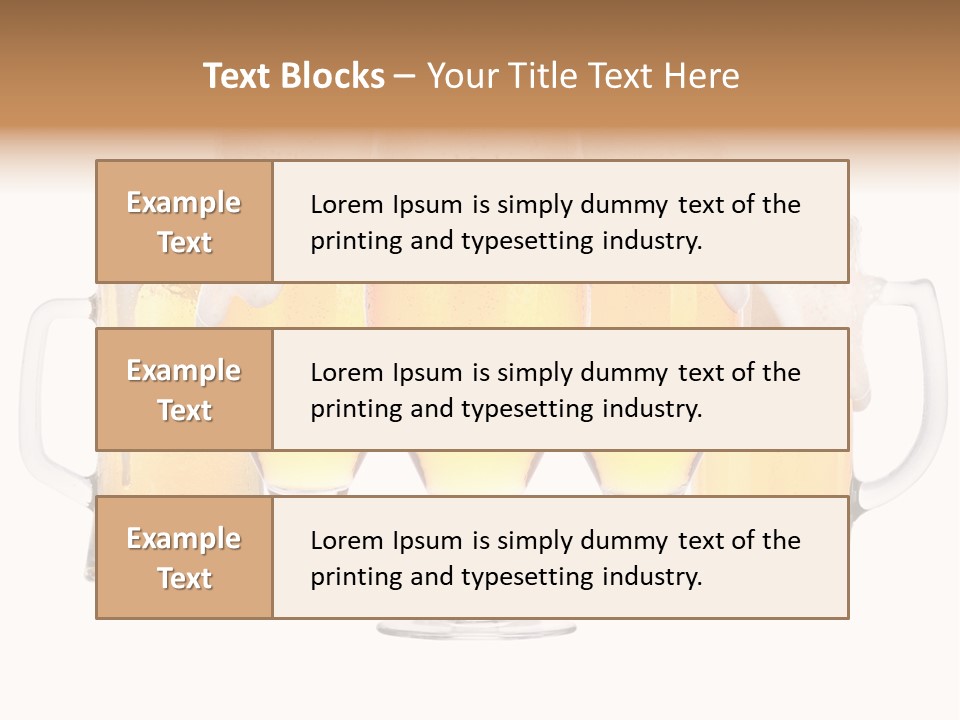 Life Bubbles Drink PowerPoint Template