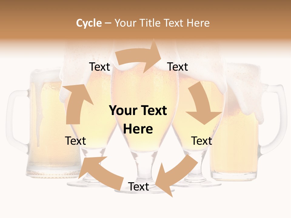 Life Bubbles Drink PowerPoint Template