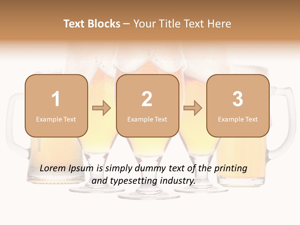 Life Bubbles Drink PowerPoint Template