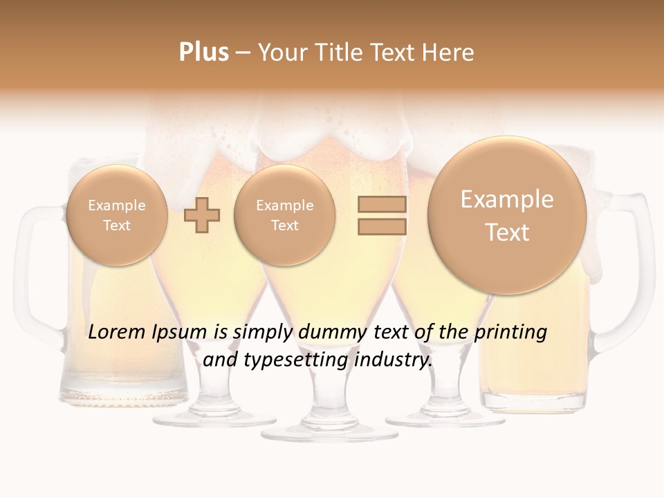 Life Bubbles Drink PowerPoint Template