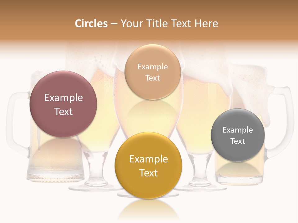 Life Bubbles Drink PowerPoint Template