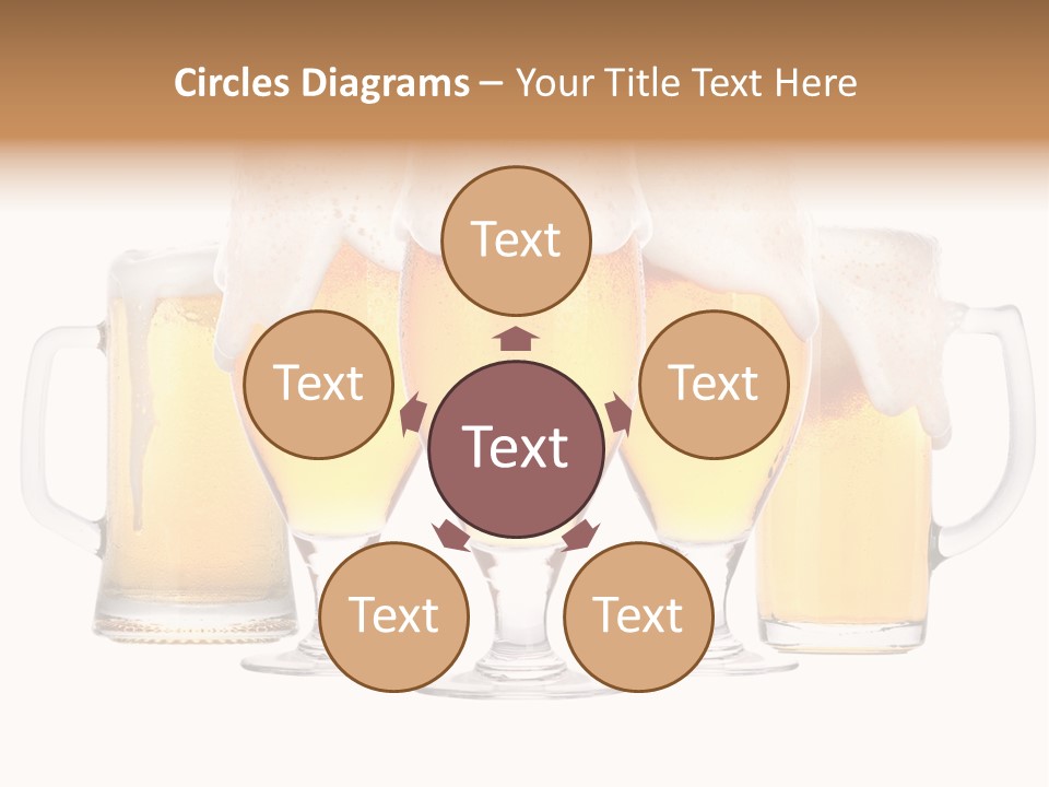 Life Bubbles Drink PowerPoint Template