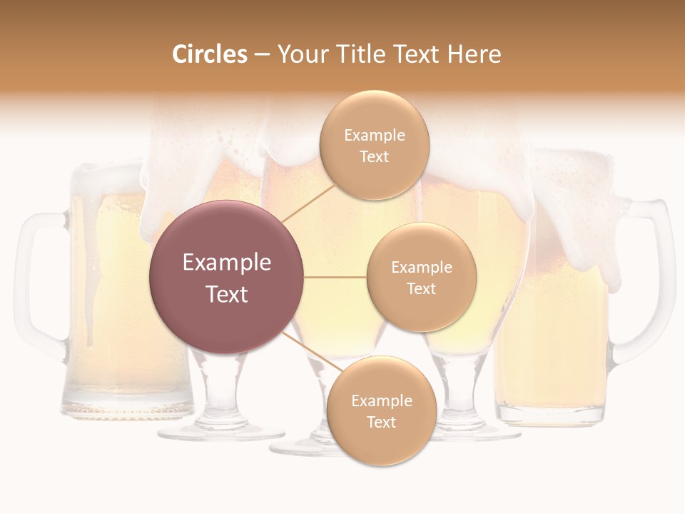 Life Bubbles Drink PowerPoint Template