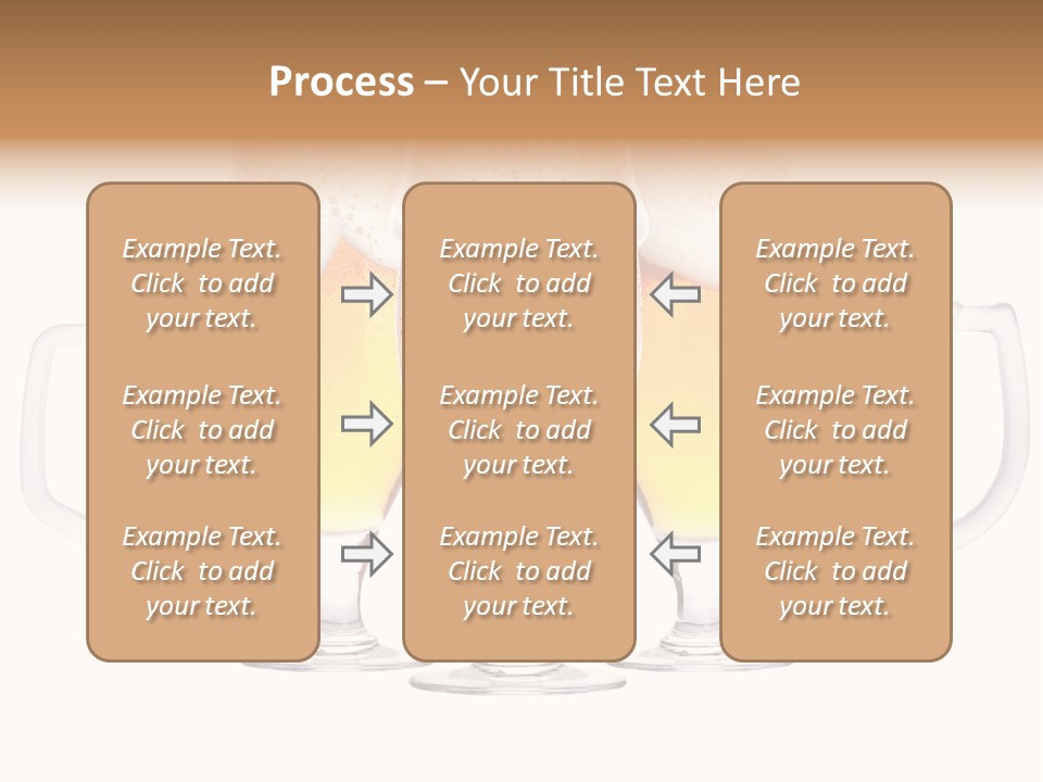 Life Bubbles Drink PowerPoint Template
