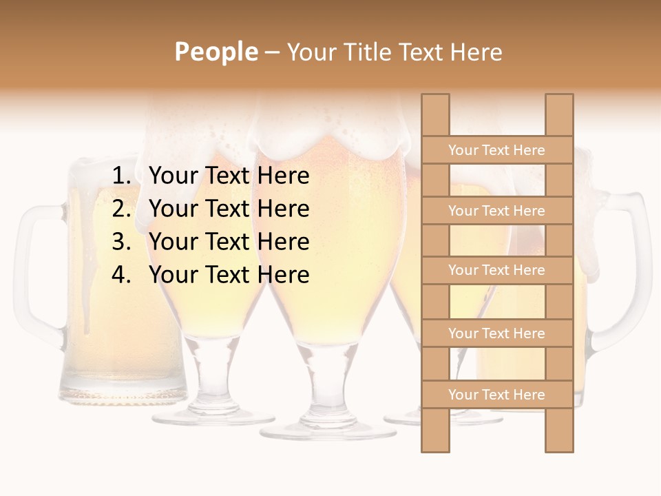 Life Bubbles Drink PowerPoint Template