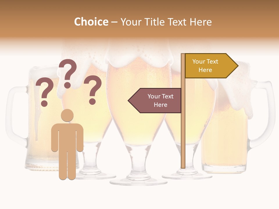 Life Bubbles Drink PowerPoint Template
