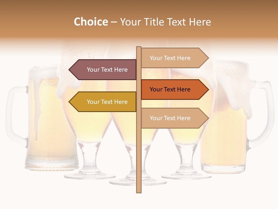 Life Bubbles Drink PowerPoint Template