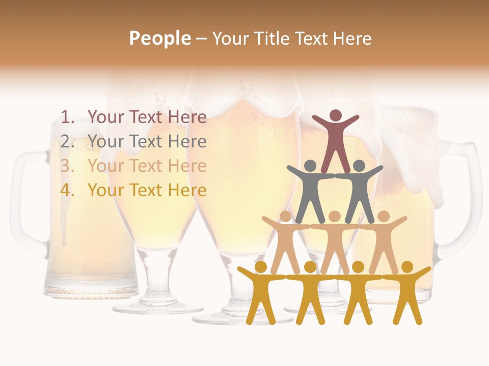 Life Bubbles Drink PowerPoint Template