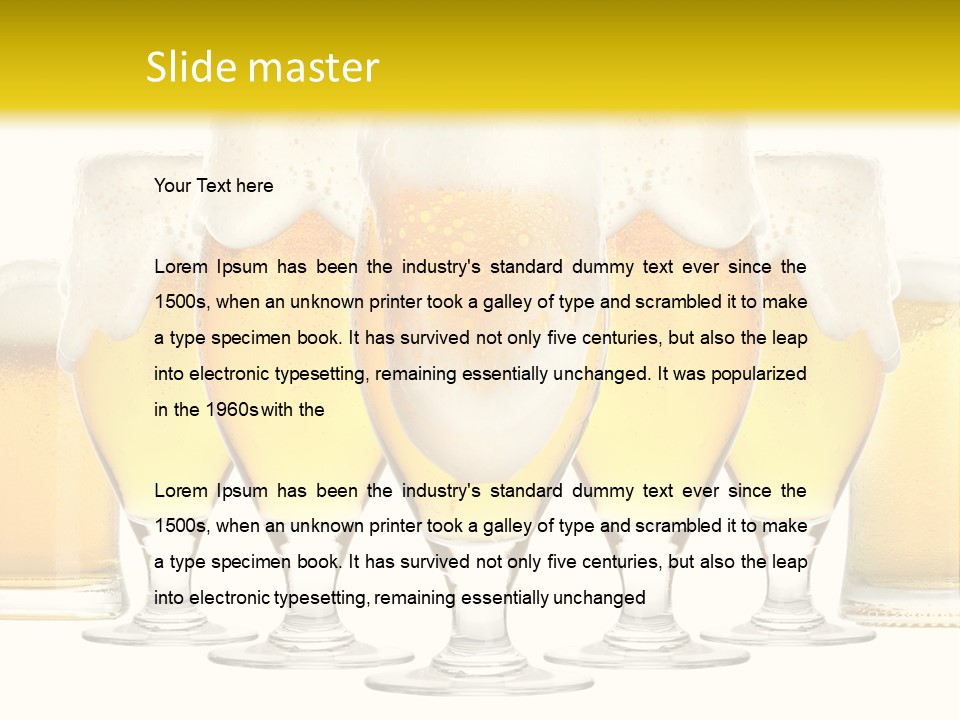 Beaker Brewery Alcohol PowerPoint Template