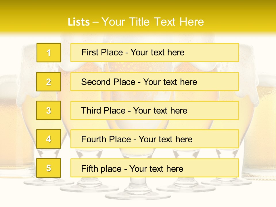 Beaker Brewery Alcohol PowerPoint Template