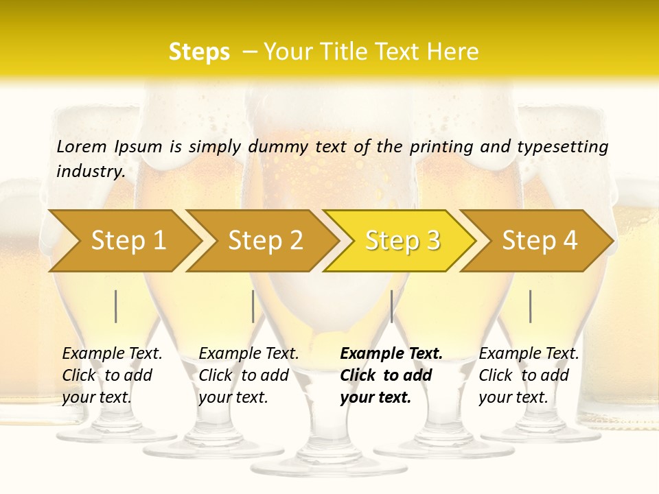 Beaker Brewery Alcohol PowerPoint Template