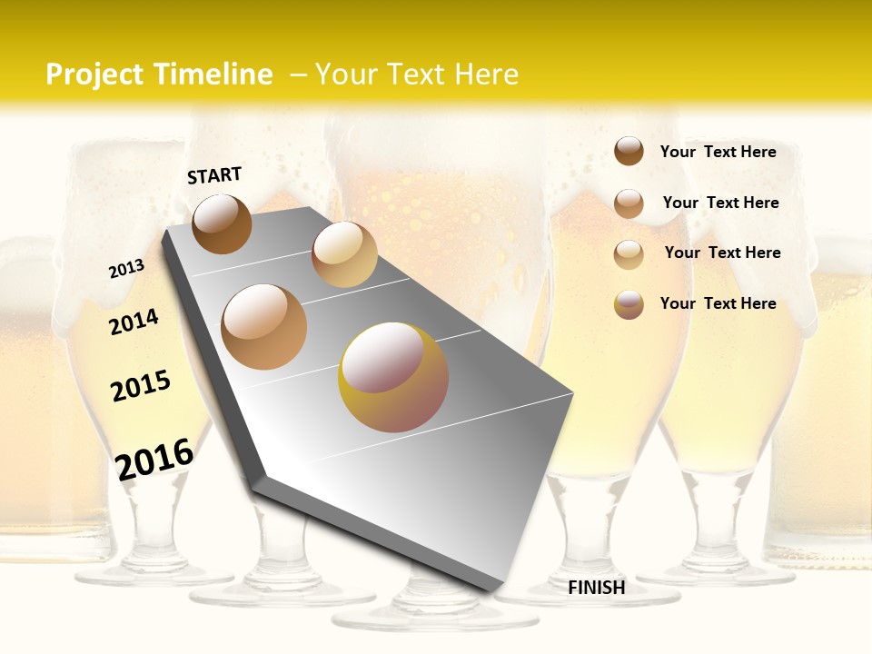 Beaker Brewery Alcohol PowerPoint Template