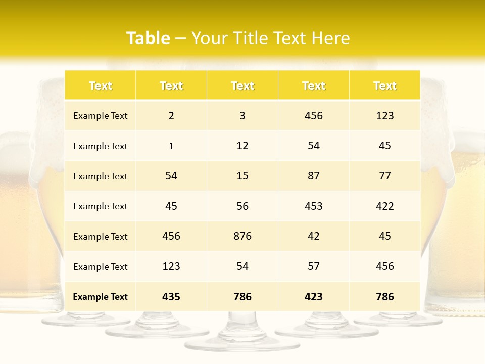 Beaker Brewery Alcohol PowerPoint Template