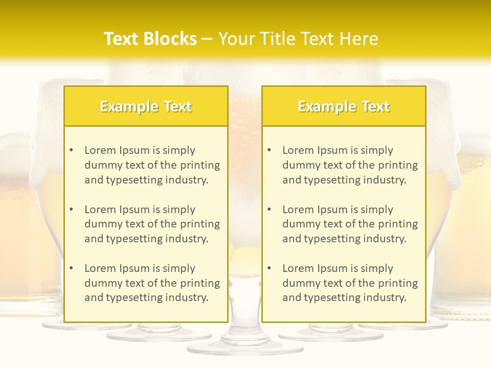 Beaker Brewery Alcohol PowerPoint Template