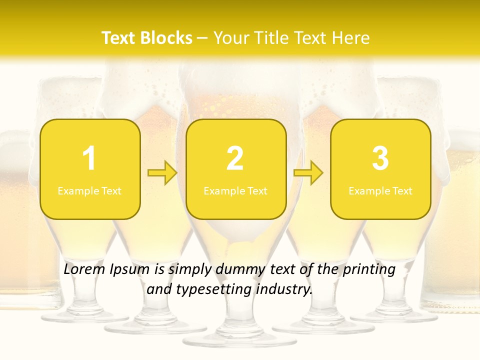Beaker Brewery Alcohol PowerPoint Template