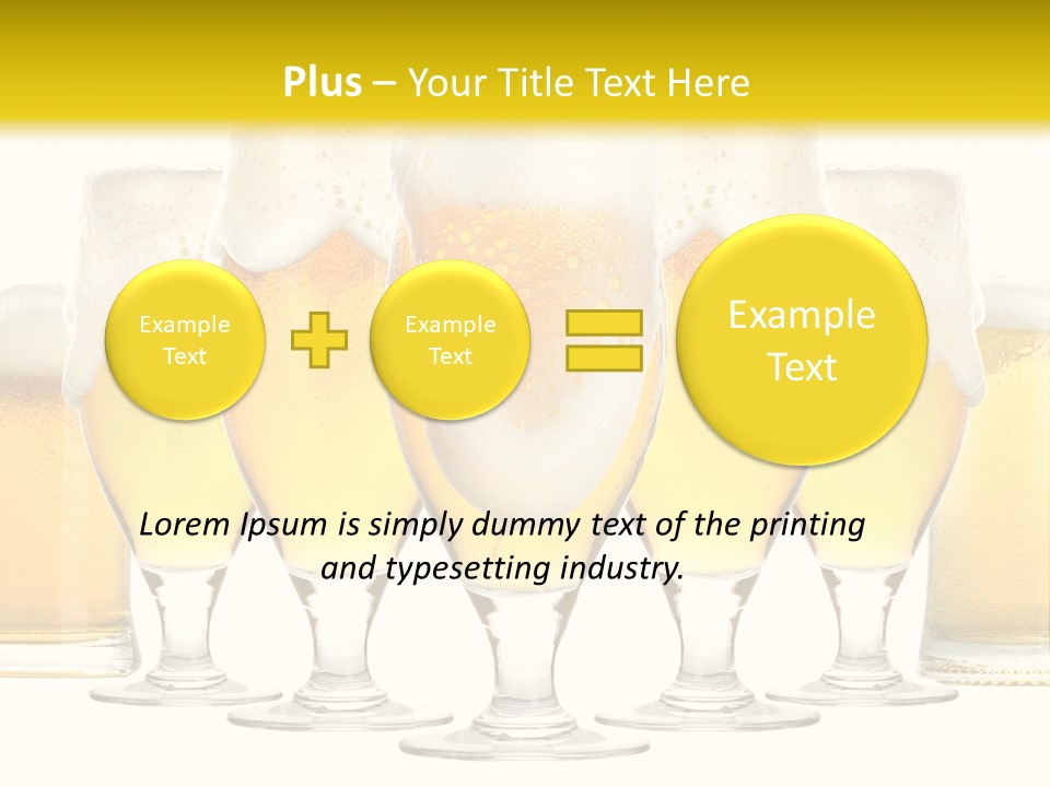 Beaker Brewery Alcohol PowerPoint Template