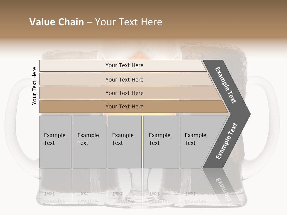 Light Alcohol Objects PowerPoint Template