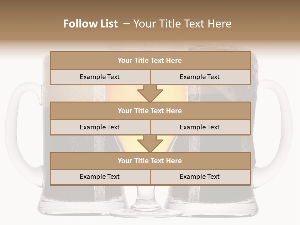 Light Alcohol Objects PowerPoint Template