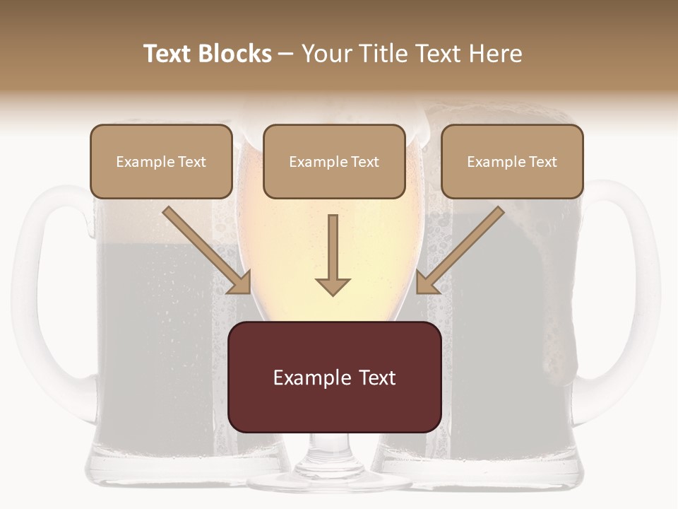 Light Alcohol Objects PowerPoint Template