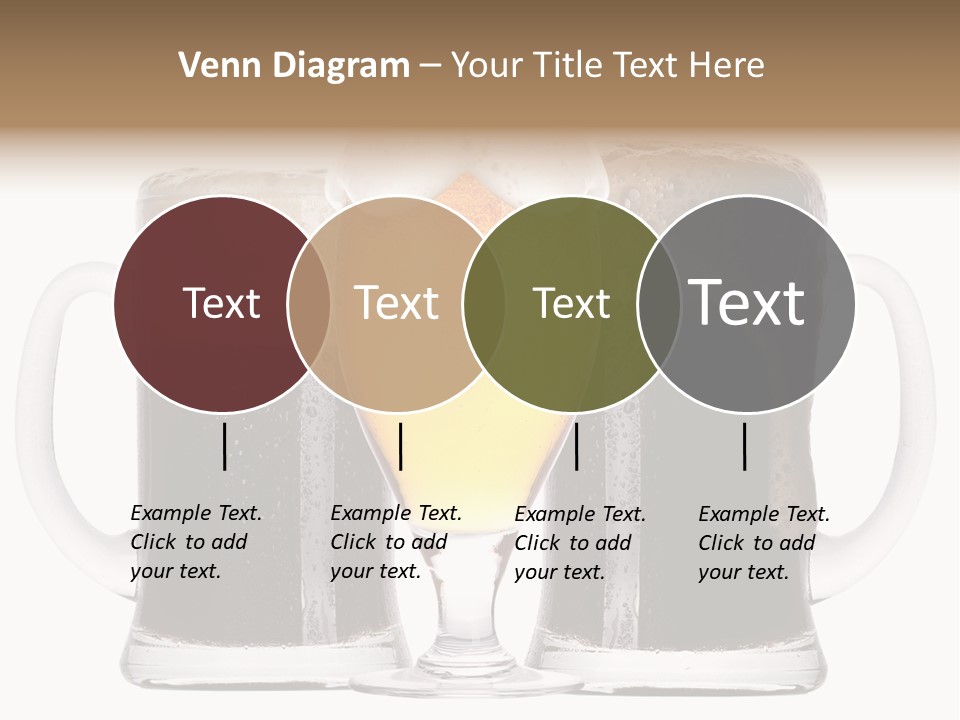 Light Alcohol Objects PowerPoint Template