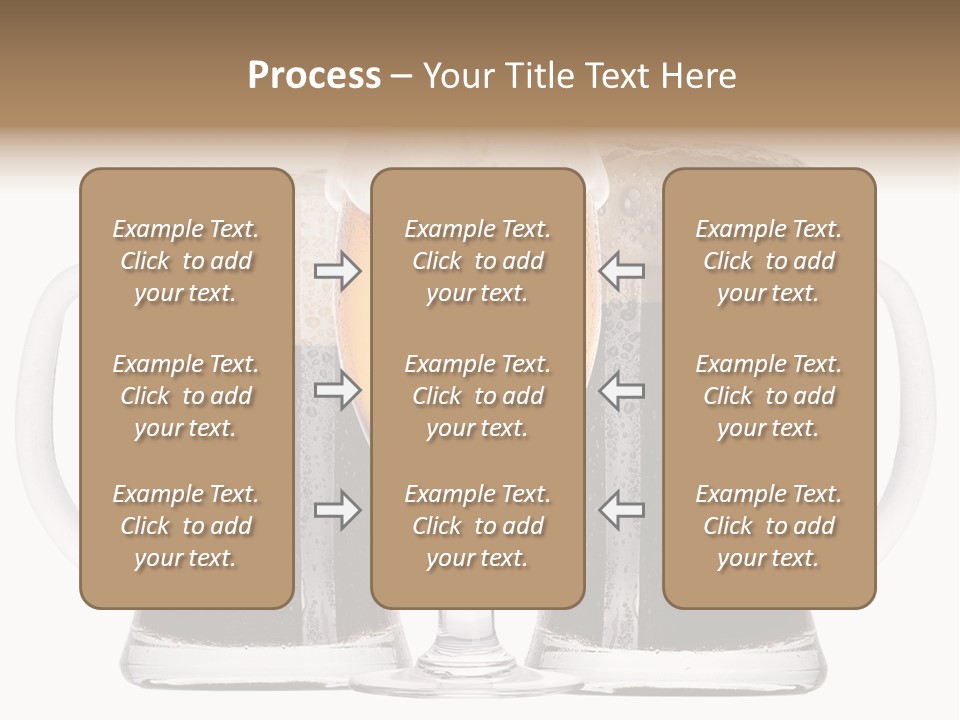 Light Alcohol Objects PowerPoint Template