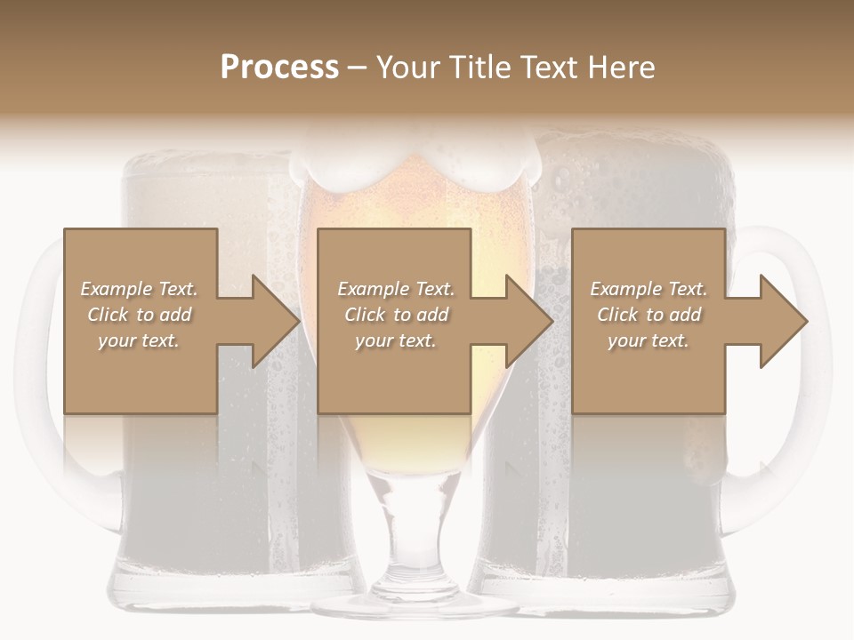 Light Alcohol Objects PowerPoint Template