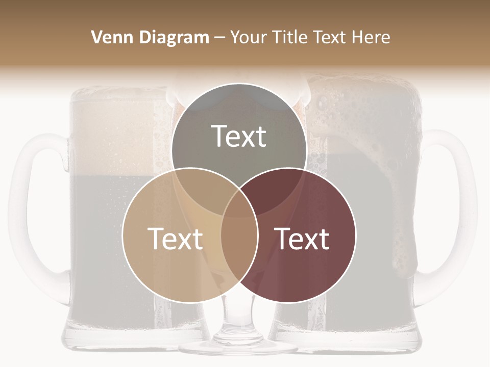 Light Alcohol Objects PowerPoint Template