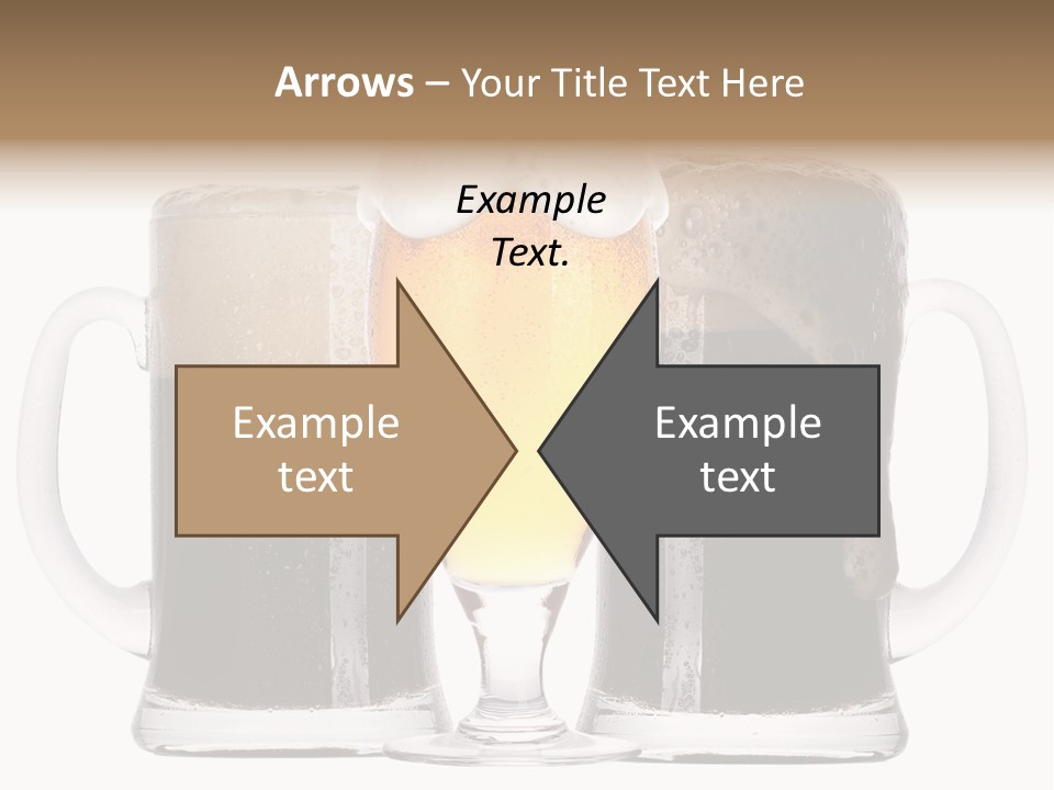 Light Alcohol Objects PowerPoint Template