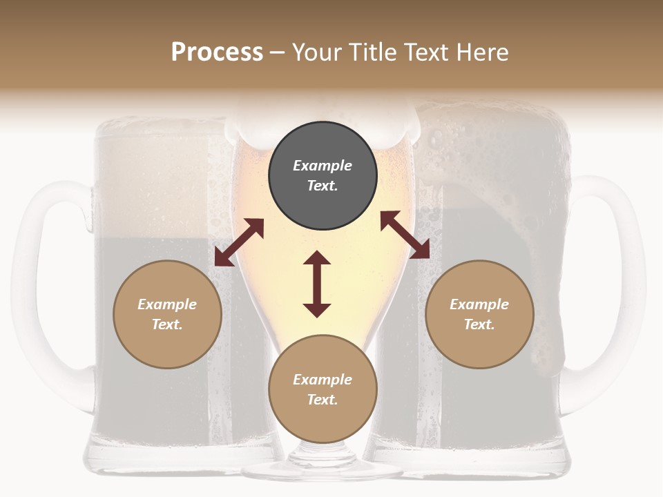 Light Alcohol Objects PowerPoint Template