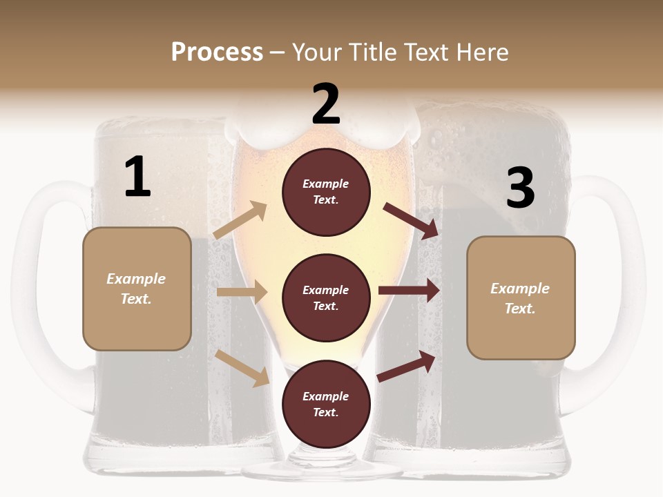 Light Alcohol Objects PowerPoint Template