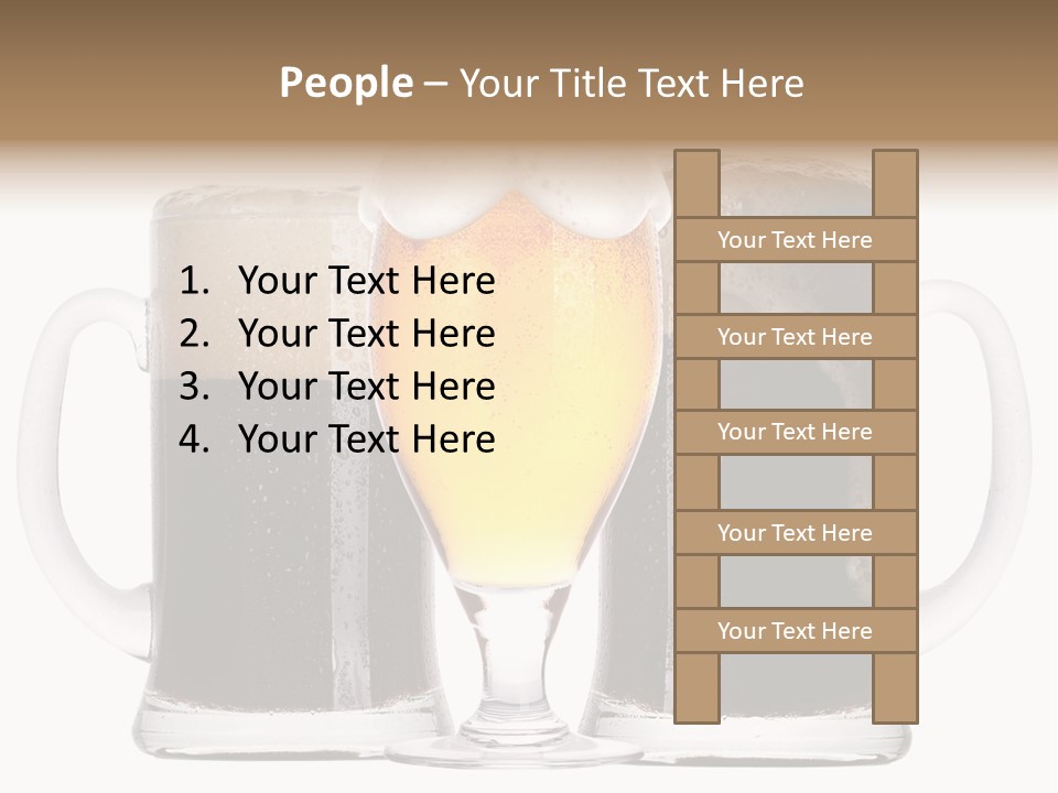 Light Alcohol Objects PowerPoint Template