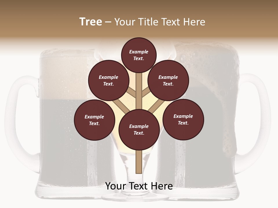 Light Alcohol Objects PowerPoint Template