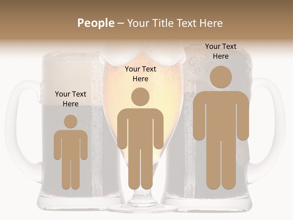 Light Alcohol Objects PowerPoint Template