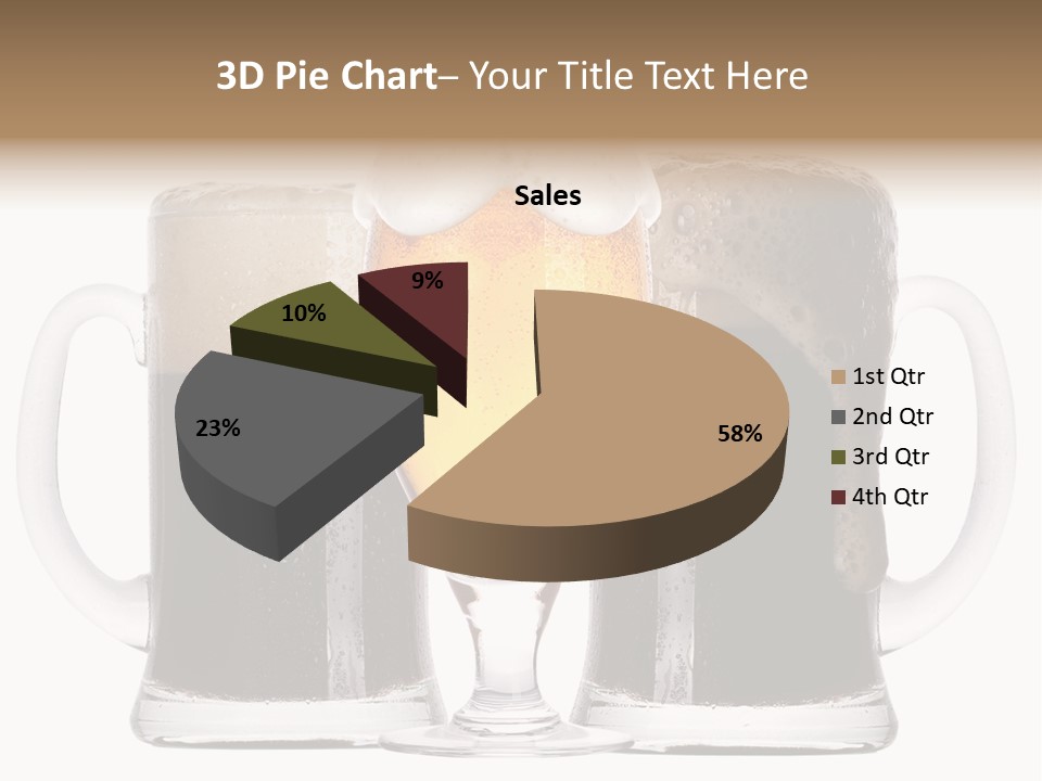 Light Alcohol Objects PowerPoint Template