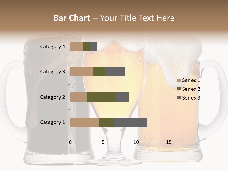 Draught Dark Mug PowerPoint Template