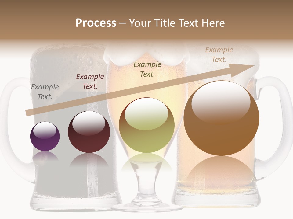 Draught Dark Mug PowerPoint Template