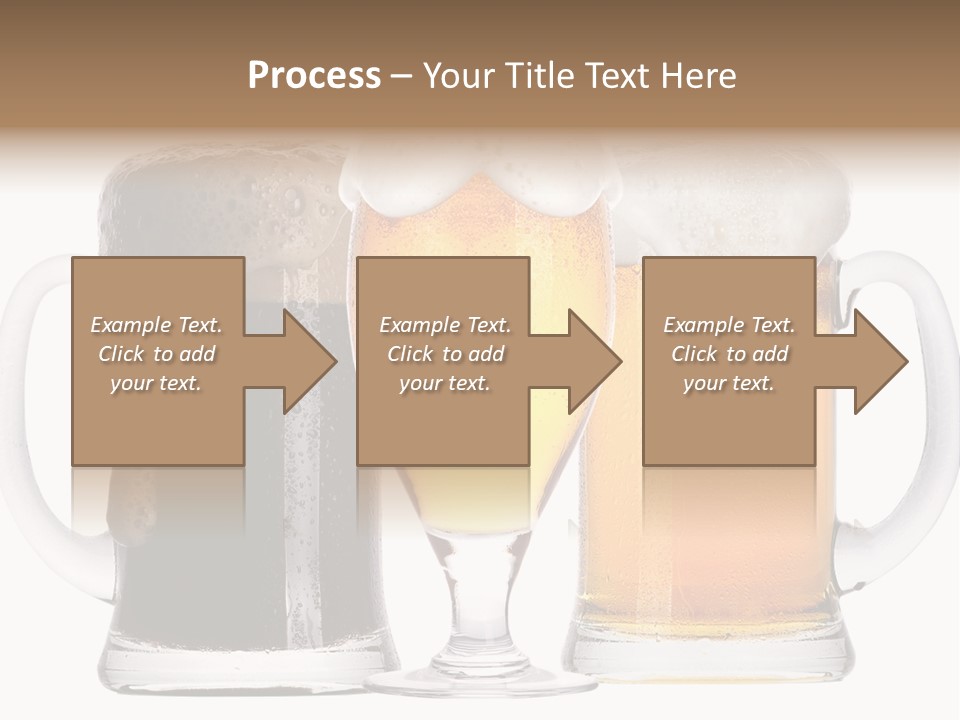 Draught Dark Mug PowerPoint Template