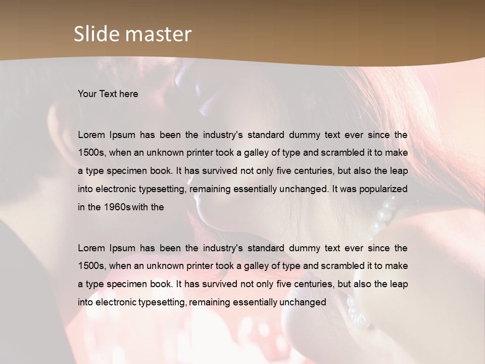 Person Love Event PowerPoint Template