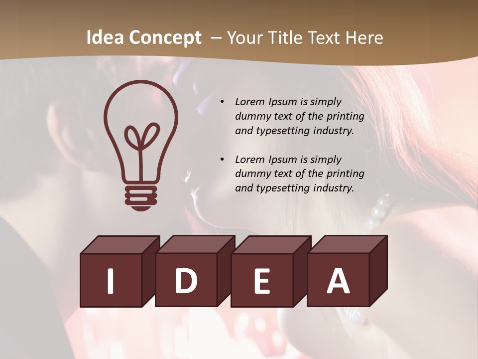 Person Love Event PowerPoint Template