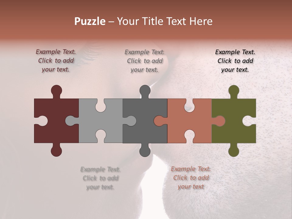 Girl Bright Happiness PowerPoint Template