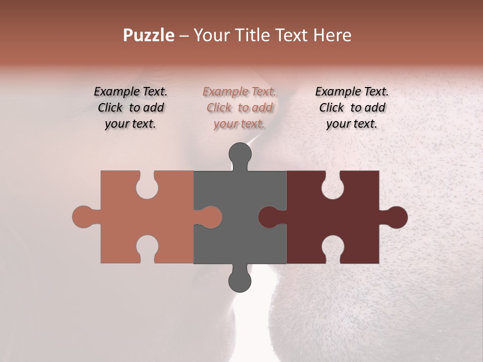 Girl Bright Happiness PowerPoint Template