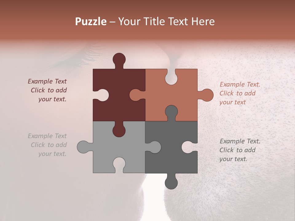 Girl Bright Happiness PowerPoint Template