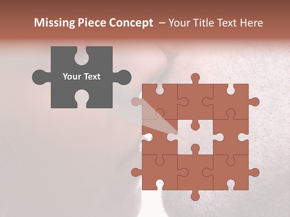 Girl Bright Happiness PowerPoint Template