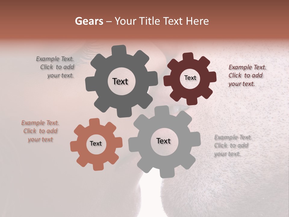 Girl Bright Happiness PowerPoint Template