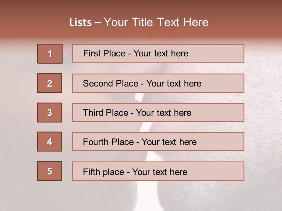 Girl Bright Happiness PowerPoint Template