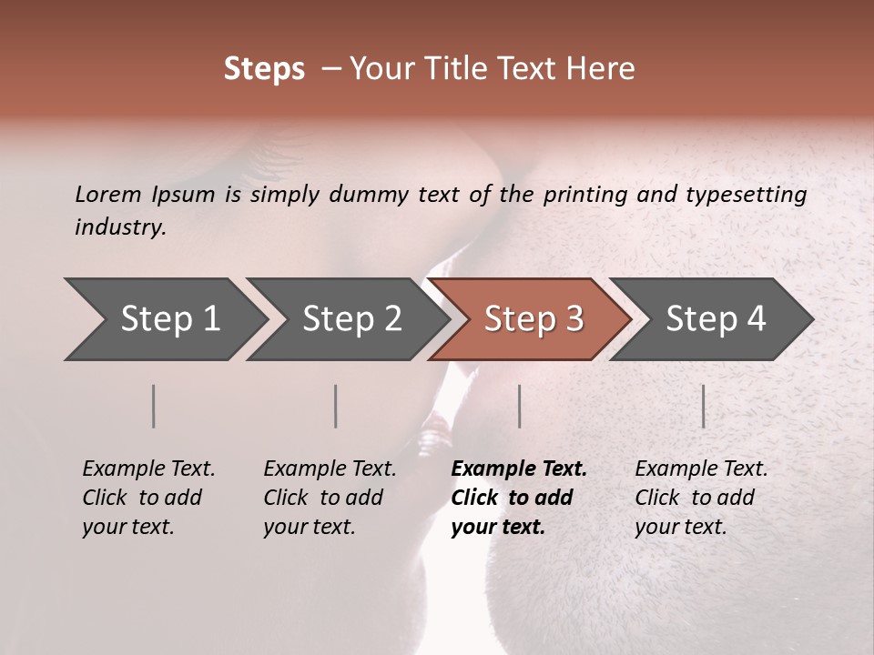 Girl Bright Happiness PowerPoint Template