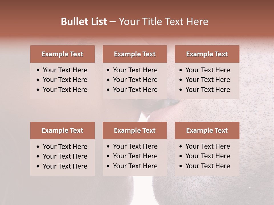 Girl Bright Happiness PowerPoint Template