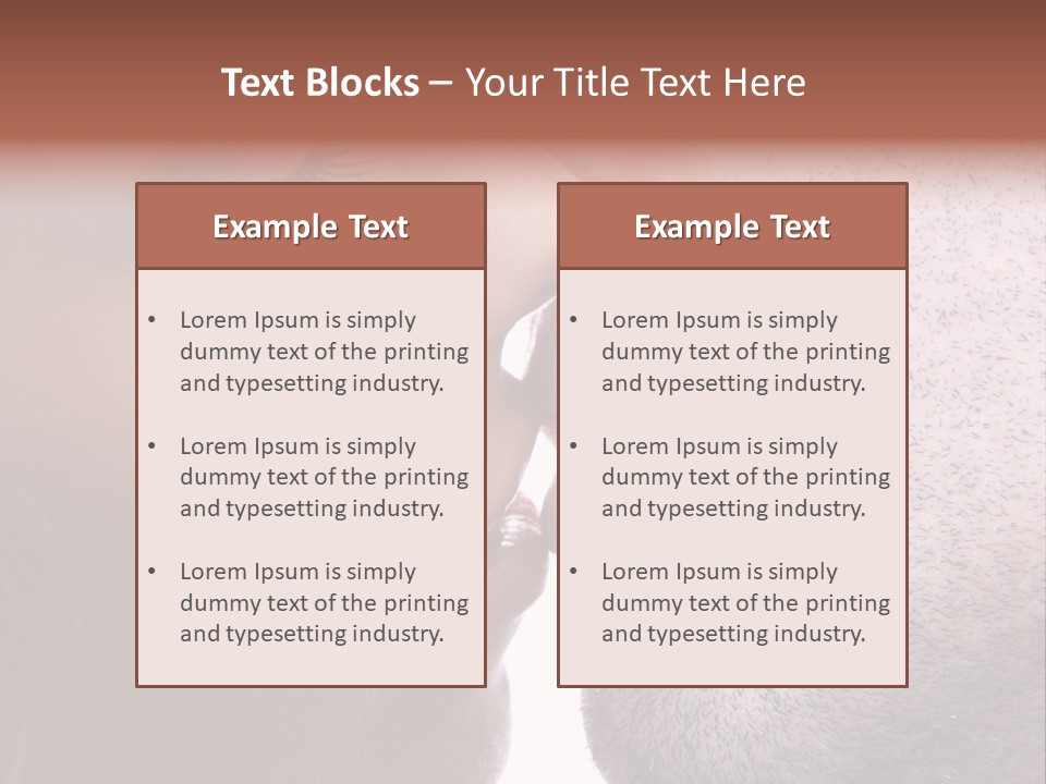 Girl Bright Happiness PowerPoint Template