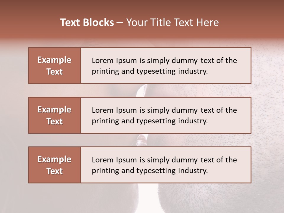 Girl Bright Happiness PowerPoint Template