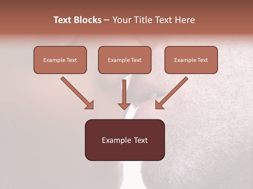 Girl Bright Happiness PowerPoint Template